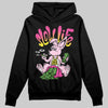 Pink Sneakers DopeSkill Hoodie Sweatshirt Slow Life Graphic Streetwear - Black