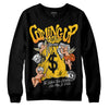 Yellow Sneakers DopeSkill Sweatshirt Money Bag Coming Up Graphic Streetwear - Black