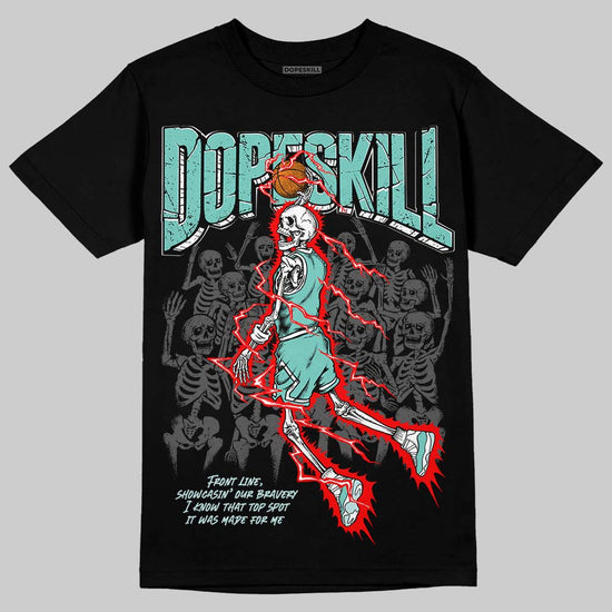 Jordan 11 Low "Igloo" DopeSkill T-Shirt Thunder Dunk Graphic Streetwear - Black