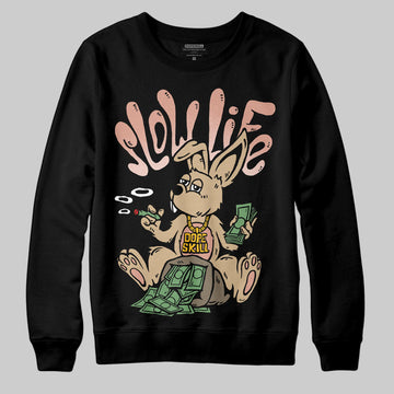 TAN Sneakers DopeSkill Sweatshirt Slow Life Graphic Streetwear - black