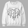 Dunk Low ‘Pure Platinum’ DopeSkill Sweatshirt Slime Drip Heart Graphic Streetwear - White