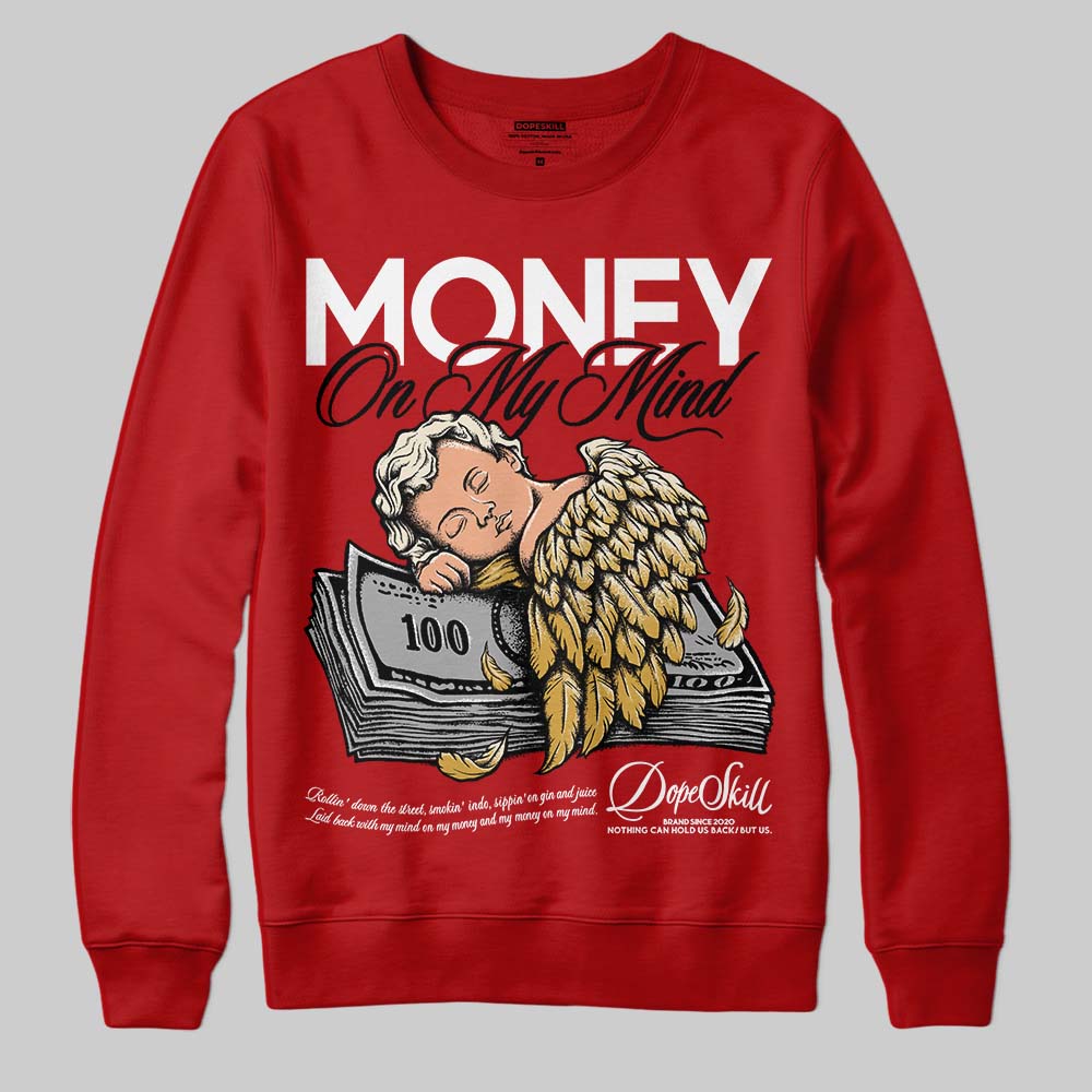 Nigel Sylvester x Air Jordan 4 ‘Brick by Brick’ DopeSkill Sweatshirt MOMM Graphic Streetwear - Red