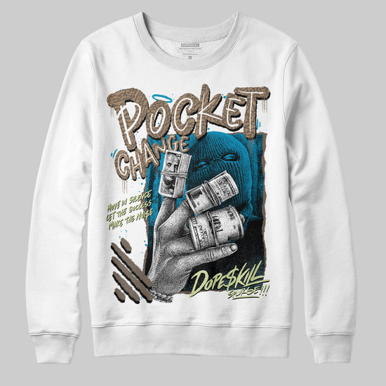 Jordan 3 GS “We Outside” DopeSkill Sweatshirt Pocket Change Graphic Streetwear - White
