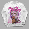 Dunk Low Triple Pink DopeSkill Long Sleeve T-Shirt Never Stop Hustling Graphic Streetwear - White 