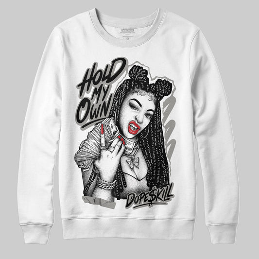Jordan 3 Retro Pure Money DopeSkill Sweatshirt New H.M.O Graphic Streetwear - White