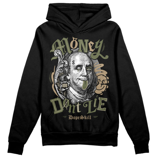 Air Max 90 Ballistic Neutral Olive DopeSkill Hoodie Sweatshirt Money Don't Lie Graphic Streetwear - black