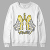 Jordan 11 Low 'Yellow Snakeskin' DopeSkill Sweatshirt Breathe Graphic Streetwear - White