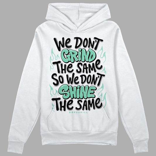 Jordan 3 "Green Glow" DopeSkill Hoodie Sweatshirt Grind Shine Graphic Streetwear - White 