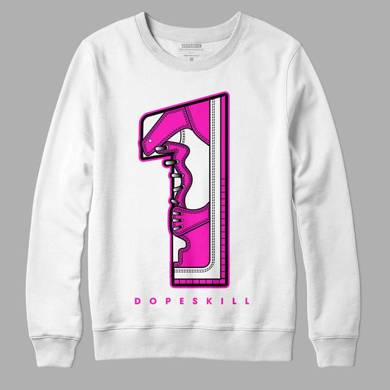 Dunk Low GS “Active Fuchsia” DopeSkill Sweatshirt No.1 Graphic Streetwear - White