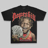 Money Loves Me Oversize Print DopeSkill T-shirt Streetwear - Black