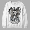 Jordan 1 Retro Low OG Black Cement DopeSkill Sweatshirt Angels Graphic Streetwear - White