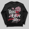 Asics Gel-Cumulus 16 "Port Royal" DopeSkill Long Sleeve T-Shirt You’re Lost Without Me Graphic Streetwear - Black