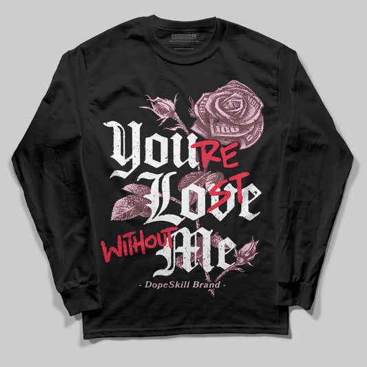 Asics Gel-Cumulus 16 "Port Royal" DopeSkill Long Sleeve T-Shirt You’re Lost Without Me Graphic Streetwear - Black