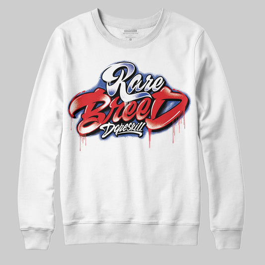 Jordan 3 “Seoul 2.0” DopeSkill Sweatshirt Rare Breed Type Graphic Streetwear - White