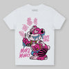 Pink Sneakers DopeSkill Toddler Kids T-shirt Make Money Graphic Streetwear - White