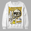 Jordan 4 Retro “Vivid Sulfur” DopeSkill Sweatshirt Mystery Ghostly Grasp Graphic Streetwear - White 