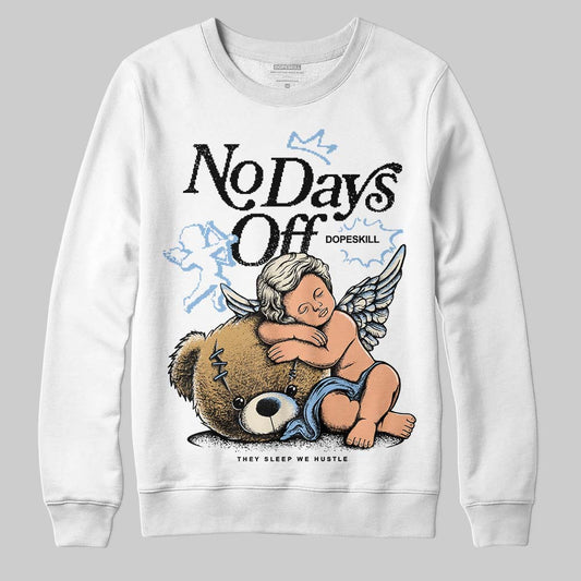 Nike Air Diamond Turf Must Be the Money DopeSkill Sweatshirt New No Days Off Graphic Streetwear - White