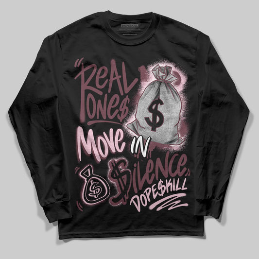 Asics Gel-Cumulus 16 "Port Royal" DopeSkill Long Sleeve T-Shirt Real Ones Move In Silence Graphic Streetwear - Black