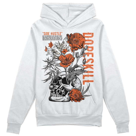 Jordan 3 Georgia Peach DopeSkill Hoodie Sweatshirt Side Hustle Graphic Streetwear - White