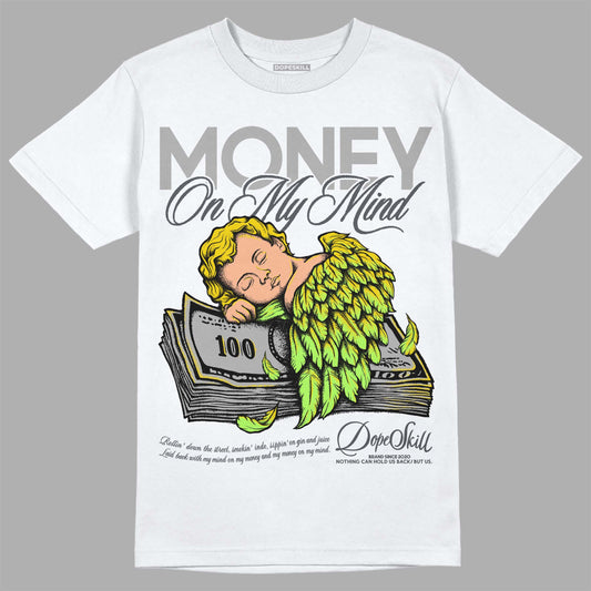 Jordan 5 "Green Bean" DopeSkill T-Shirt MOMM Graphic Streetwear - White
