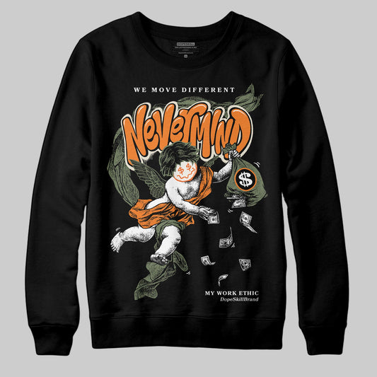 Jordan 4 Retro OG SP Undefeated (2025) DopeSkill Sweatshirt Nevermind Graphic Streetwear - Black