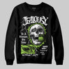 Neon Green Sneakers DopeSkill Sweatshirt Jealousy Graphic Streetwear - Black