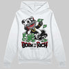 Jordan 14 Retro ‘Black Toe’ DopeSkill Hoodie Sweatshirt Born To Be Rich Graphic Streetwear - White