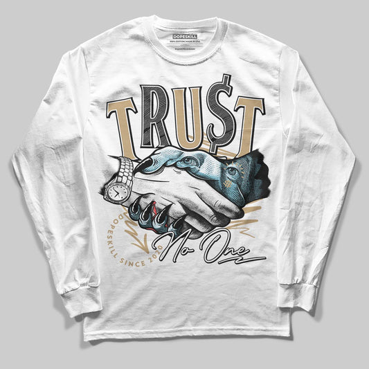 Jordan 11 City Pack “H-Town” DopeSkill Long Sleeve T-Shirt Trust No One Graphic Streetwear - White