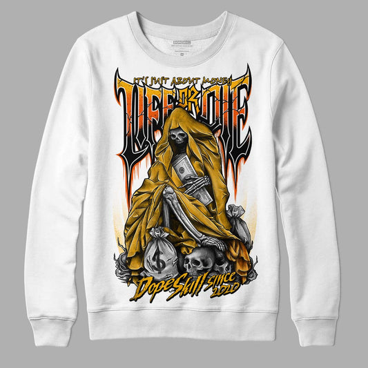 Dunk Low Championship Goldenrod (2021) DopeSkill Sweatshirt Life or Die Graphic Streetwear - White