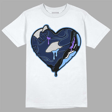 Jordan 5 SE “Georgetown” DopeSkill T-Shirt Heart Jordan 5 Graphic Streetwear