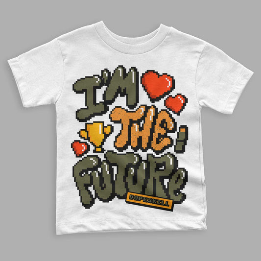 Jordan 5 "Olive" DopeSkill Toddler Kids T-shirt I'm The Future Graphic Streetwear