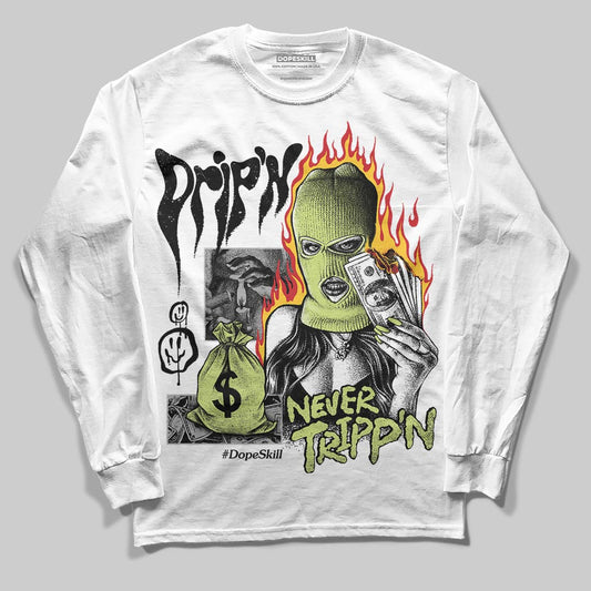 Jordan 11 “Inner Beast” DopeSkill Long Sleeve T-Shirt Drip'n Never Tripp'n Graphic Streetwear - White