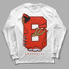 Jordan 6 Retro Toro Bravo DopeSkill Long Sleeve T-Shirt No.6 Graphic Streetwear - White