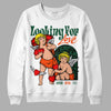 Dunk Low Team Dark Green Orange DopeSkill Sweatshirt Looking For Love Graphic Streetwear - White