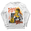 Jordan 3 Georgia Peach DopeSkill Long Sleeve T-Shirt Drip'n Never Tripp'n Graphic Streetwear - White