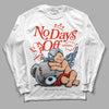 Jordan 6 Retro Toro Bravo DopeSkill Long Sleeve T-Shirt New No Days Off Graphic Streetwear - White