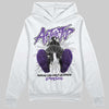 PURPLE Sneakers DopeSkill Hoodie Nothing Can Hold US Down Graphic Streetwear - White
