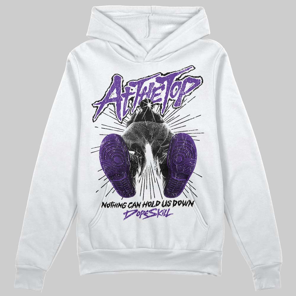 PURPLE Sneakers DopeSkill Hoodie Nothing Can Hold US Down Graphic Streetwear - White