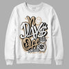 TAN Sneakers DopeSkill Sweatshirt No Days Off Graphic Streetwear - White