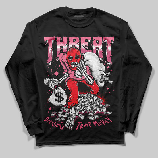 Diesel Pink S - Serendipity Pro-X1 Trainers DopeSkill Long Sleeve T-Shirt Threat Graphic Streetwear - Black