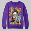 PURPLE Sneakers DopeSkill Sweatshirt Living My Best Life Graphic Streetwear  - Purple