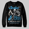 Jordan 1 High OG “UNC” Reimagined DopeSkill Sweatshirt Broken Bones Graphic Streetwear - Black