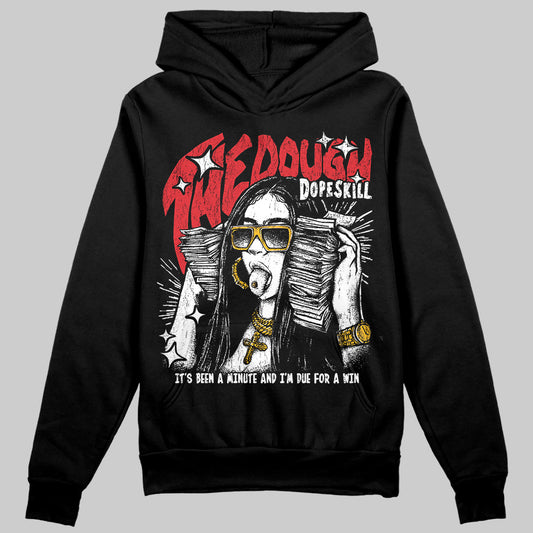 Black and White Sneakers DopeSkill Hoodie Sweatshirt The Dough Graphic Streetwear - Black