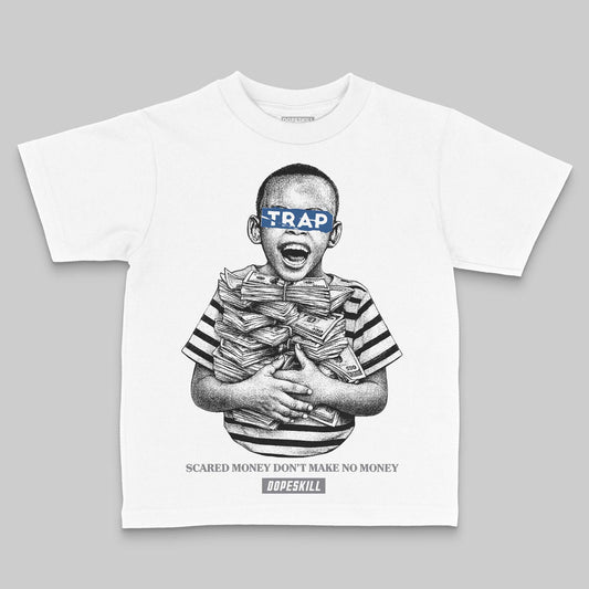 Jordan 9 Retro 'Flint Grey' 2026' DopeSkill Toddler Kids T-shirt Scared Money Don't Make No Money Graphic Streetwear - White