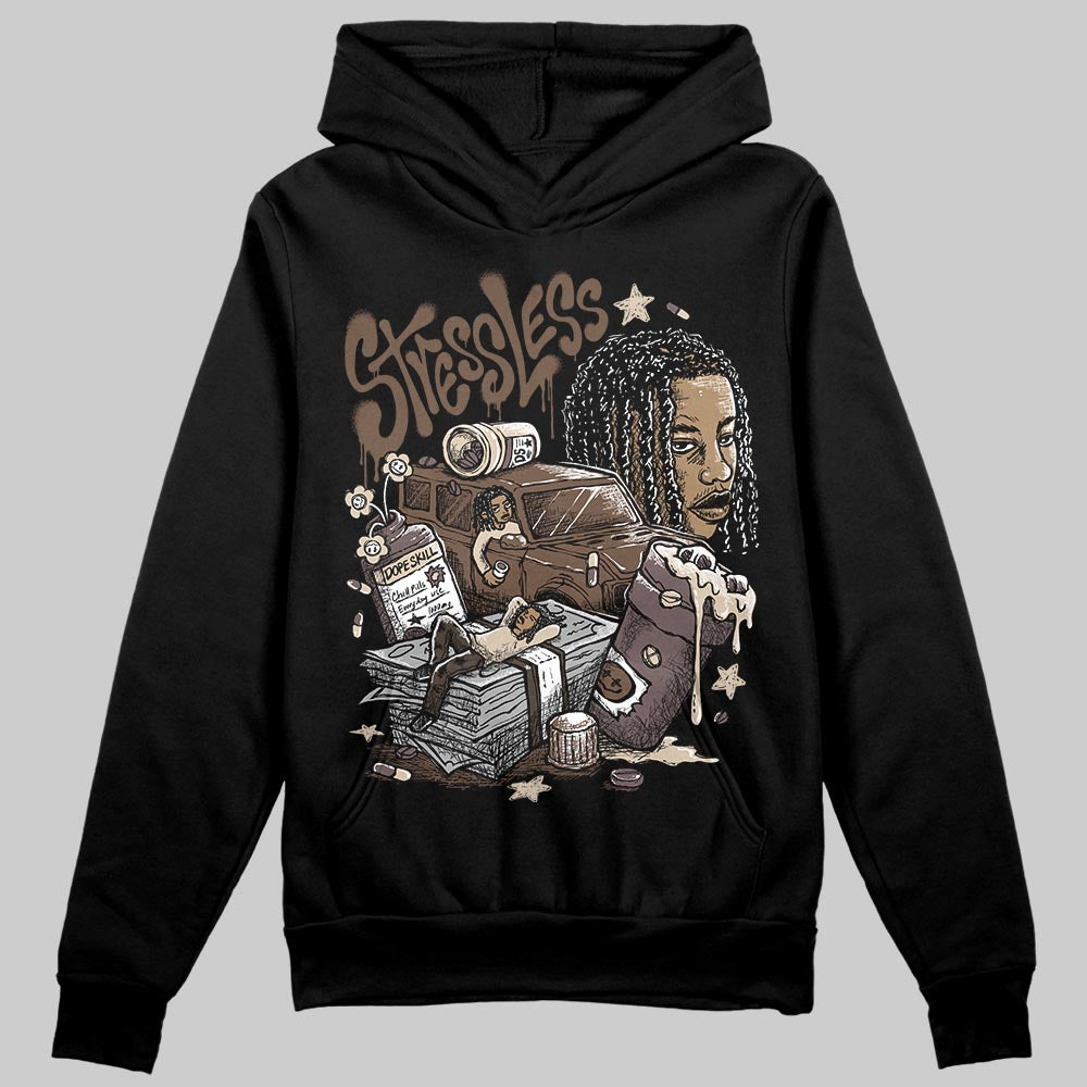 A Ma Maniére x Air Jordan 4 “Dark Mocha” DopeSkill Hoodie Sweatshirt Stressless Graphic Streetwear - black