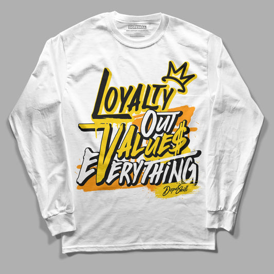 Jordan 6 “Yellow Ochre” DopeSkill Long Sleeve T-Shirt LOVE Graphic Streetwear - White