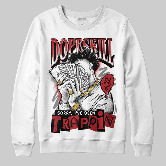 Jordan 8 Retro Bugs Bunny (2025) DopeSkill Sweatshirt Sorry I've Been Trappin Graphic Streetwear - White