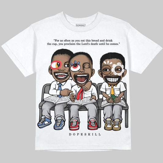 Grey Sneakers DopeSkill Oversize Print T-Shirt First Sunday Graphic Streetwear