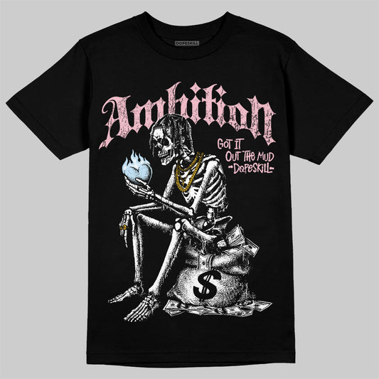 Jordan 4 Retro Valentine's Day (2026) (GS) DopeSkill T-Shirt Ambition Graphic Streetwear - Black