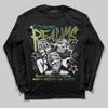 Foamposite Pro 'Pine Green' DopeSkill Long Sleeve T-Shirt Distorted Realms\ Graphic Streetwear - black